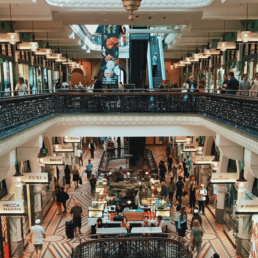 Shopping mall interior