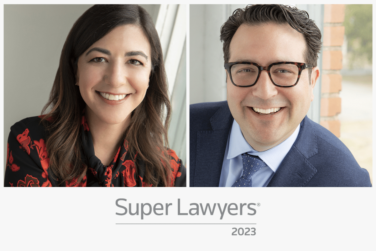 Matthew Naftis, Elayna Naftis Erick Named to Super Lawyers 2023