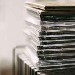 Stack of CDs