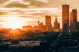 Sunrise over Dallas